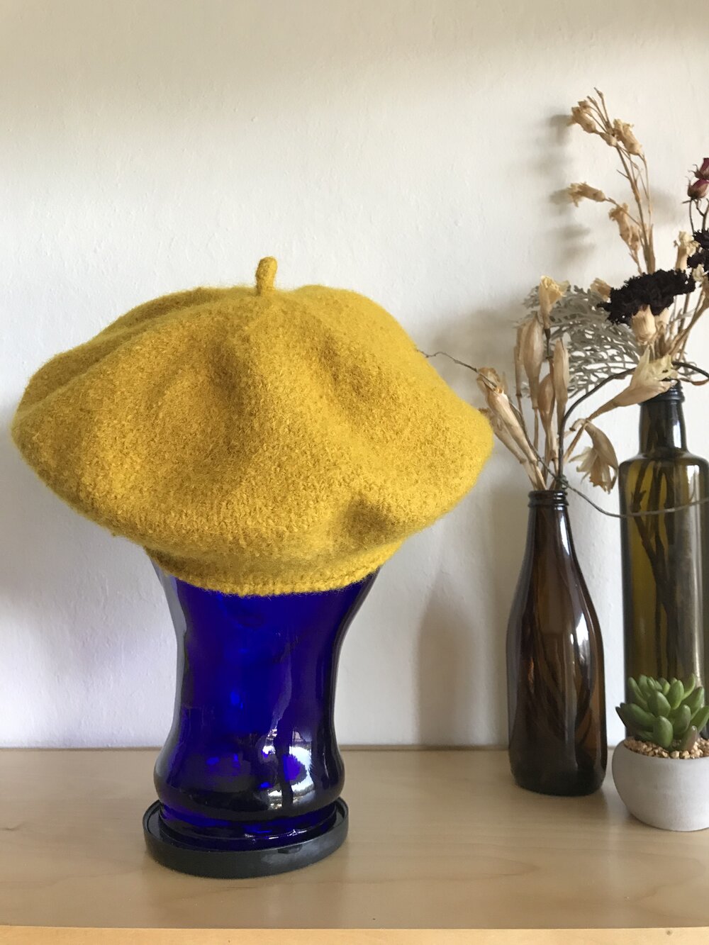 Eco-Dyed Beret