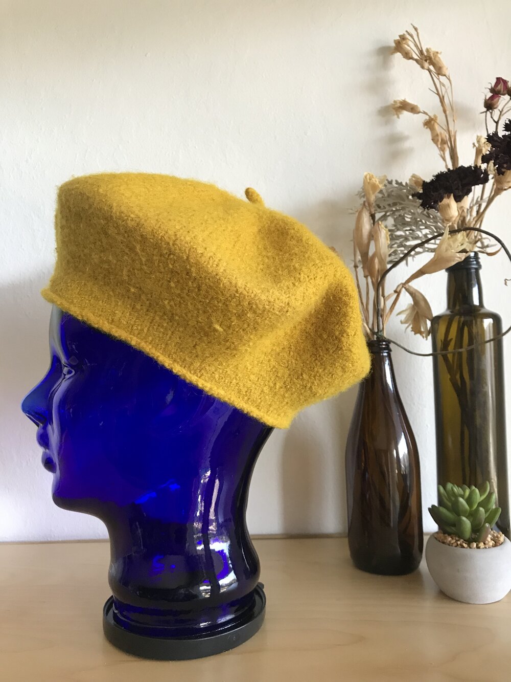 Eco-Dyed Beret